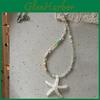 Summer Beach Starfish Necklace With Colorful Beads For Women Fashion Accessories