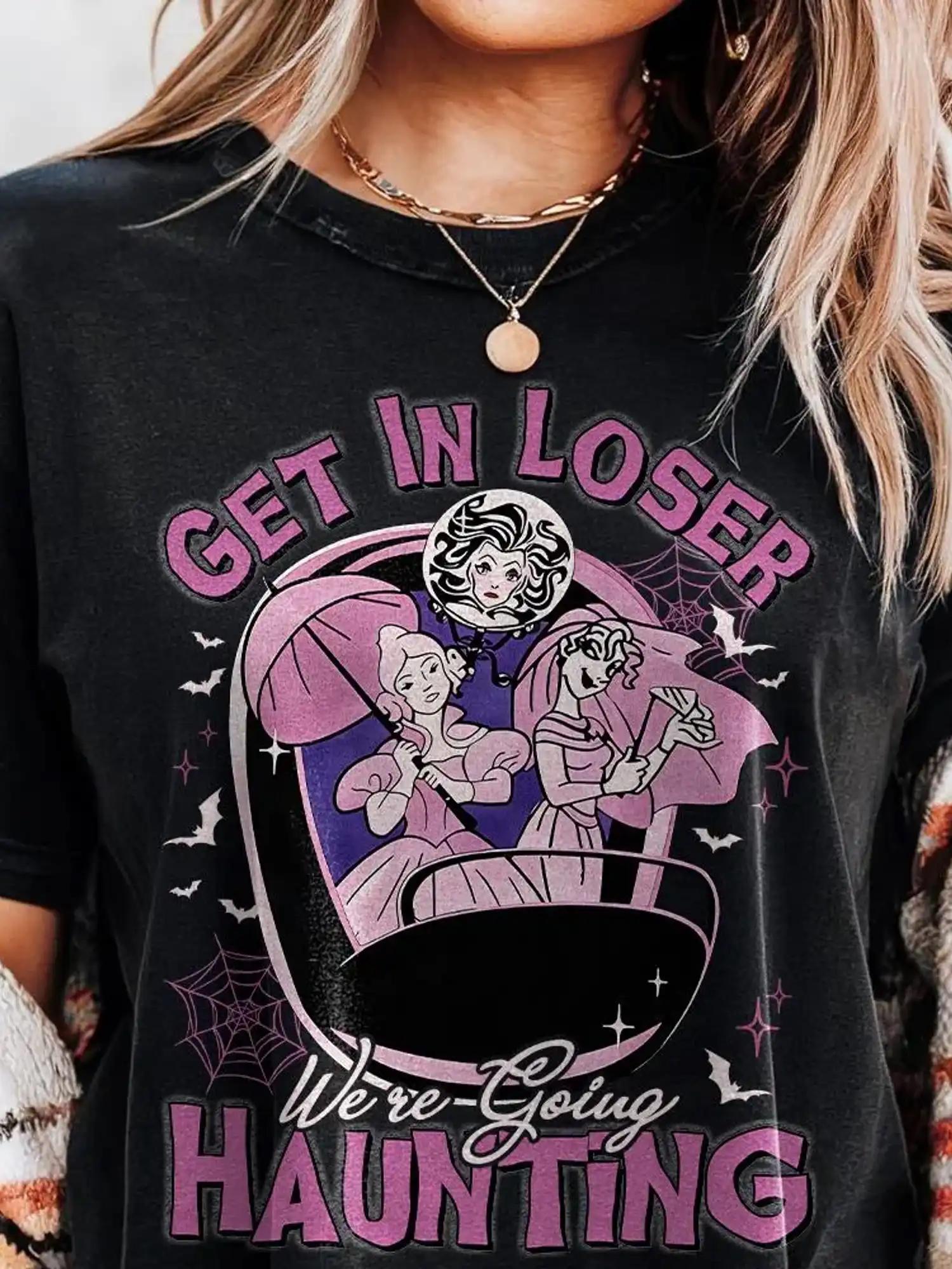 

Y2K Haunted House Themed Womens Tshirt for Both Unisex and Women All Season Pure Cotton Casual Fashion Retro Clothing S