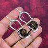 Ammonite Fossil Jewelry, 925 Solid Sterling Silver Earrings Jewelry, Handmade Earrings Gemstone Jewelry For Women