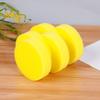 Non-edge-pressed Waxed Sponge, Round Sponge, Car Cleaning Tool, Beauty Polishing, Scrubbing, Car Sponge Block