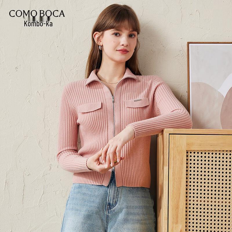 Premium Women's Solid Wool Cardigan Sweater