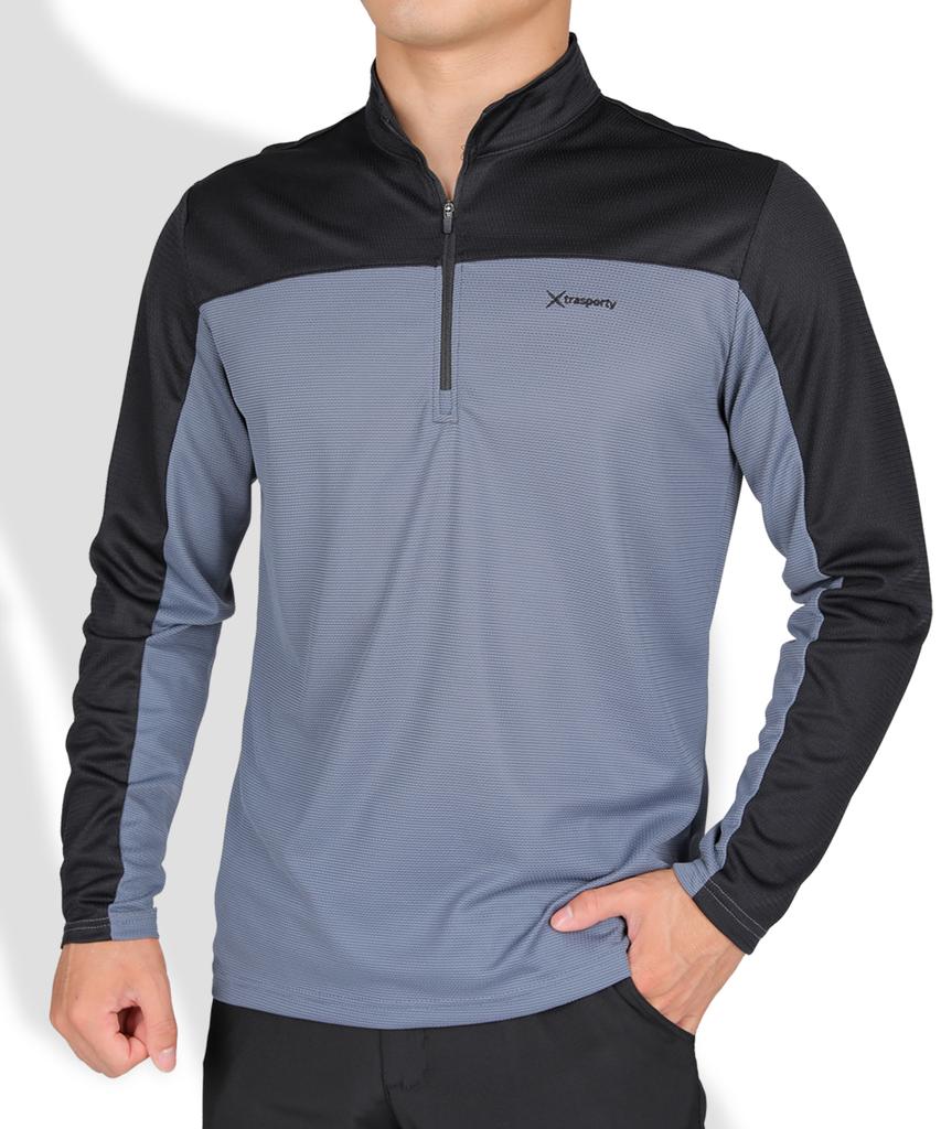 EXTRASPORTY On The Rock Men'S Long Sleeve Zip-Up T-Shirt 5 Colors (Type A)