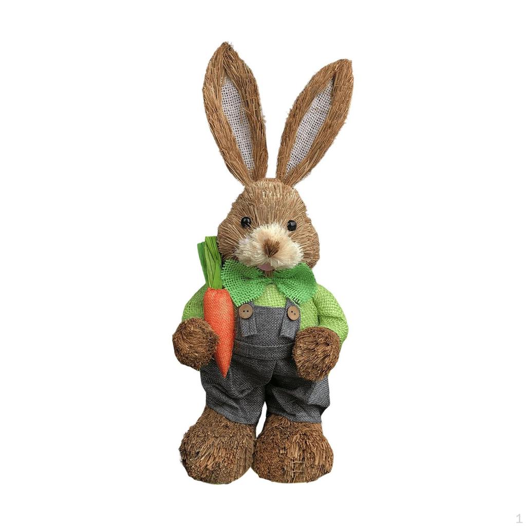 Figurine Bunny Statue Animal Sculpture for Garden Office Party Decoration