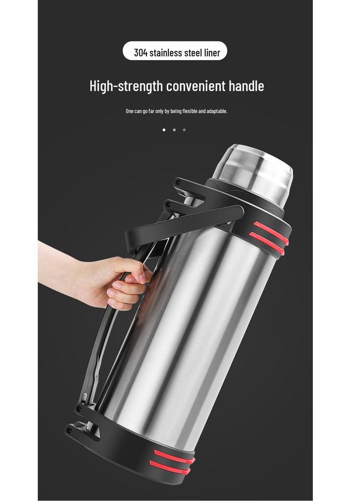 Large Capacity Stainless Steel Thermos Cup for Men & Women - Portable Car Bottle for Home & Outdoor Use