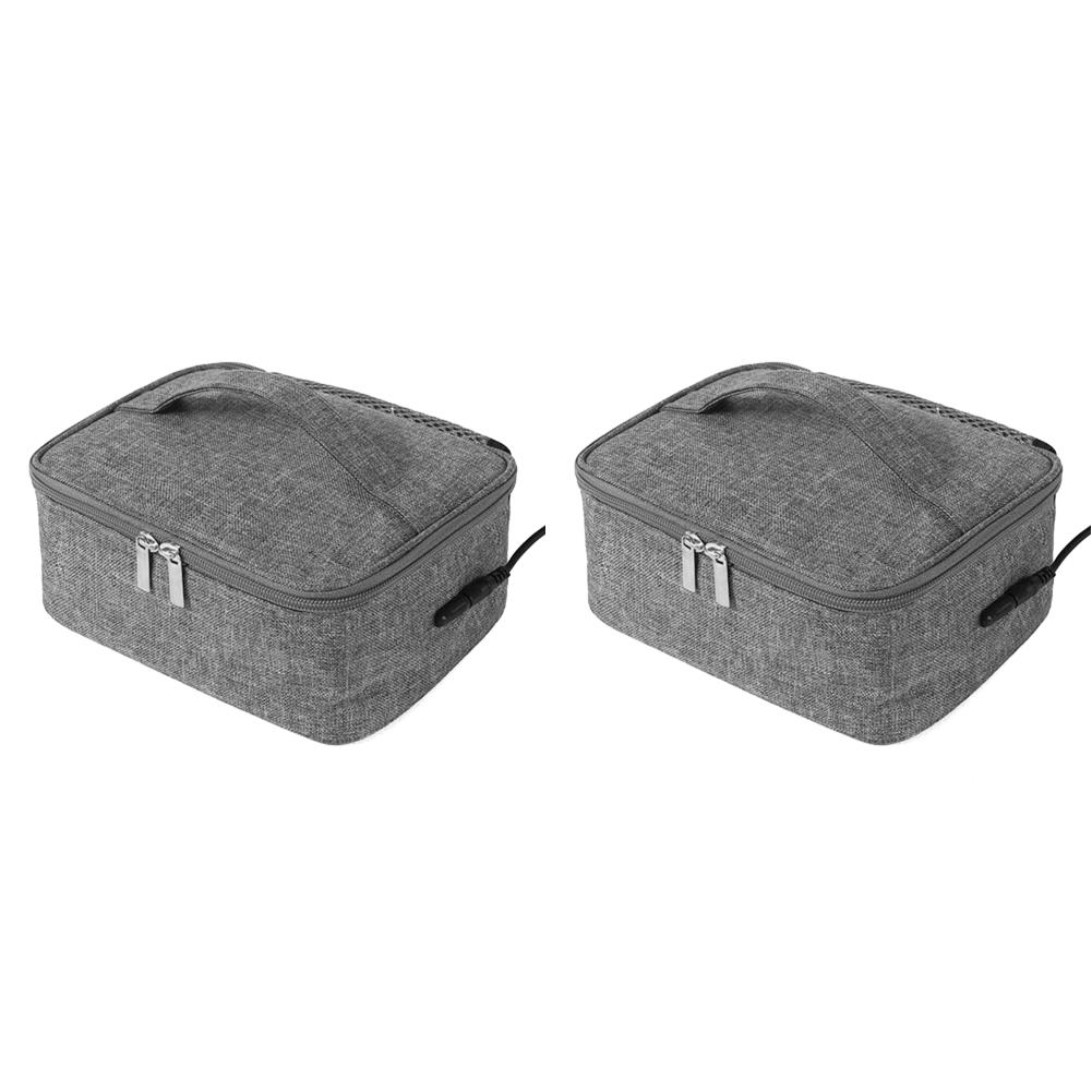 USB Rechargeable Insulated Lunch Bag Waterproof Electric Lunch Bag Electric Heating Bag 3 Heat Levels Electric Thermal Lunch Bag