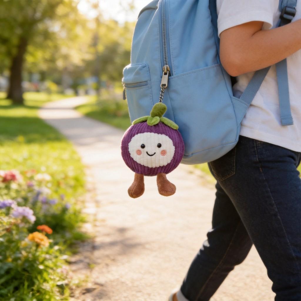 Fruit Plush Toy With Hanging Hook For Kids And Teens
