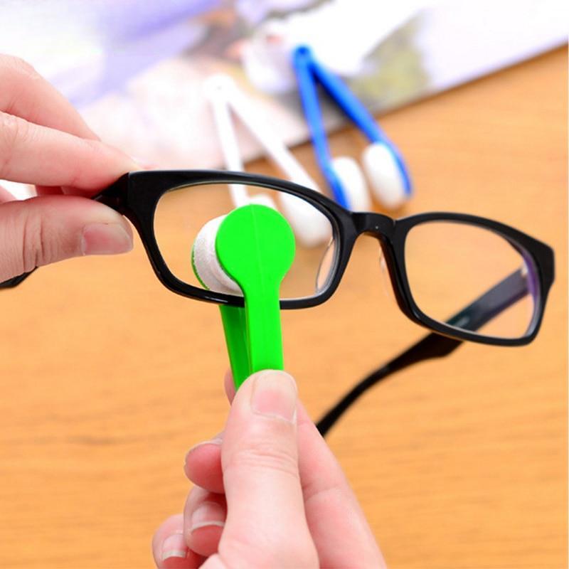 

Glasses Brush Spectacles Cleaner Glasses Cleaning Rub Eyeglass Cleaner Brushes 1PC зелений