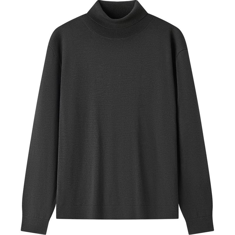 Мужской пуловер с высоким воротником из мериносовой шерсти Semir M