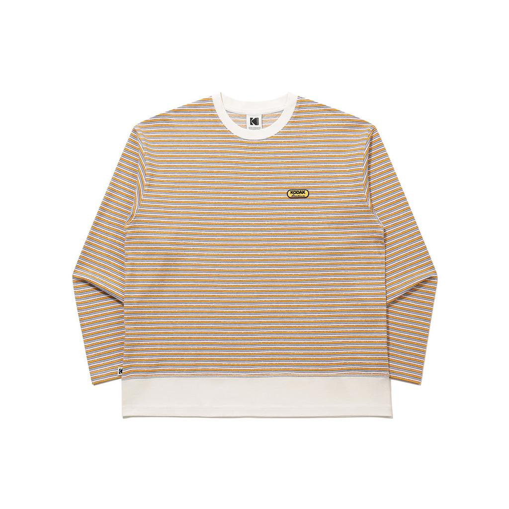 Kodak Multi-Stripe Long Sleeve T-Shirt Yellow