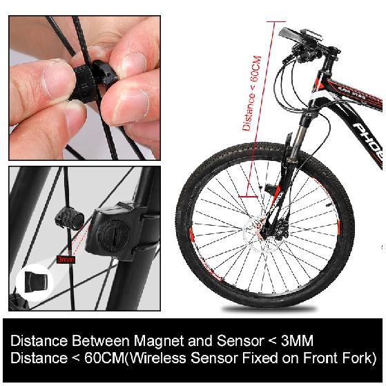 WEST BIKING Bicycle Wireless Computer MTB Road Bike Odometer Multifunction Cycling Stopwatch Speedometer Rainproof Bike Computer