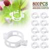 100-800PCS Plastic Plant Clips Support Connects Reusable Protection Grafting Fixing Tool Gardening Supplies for Vegetable Tomato