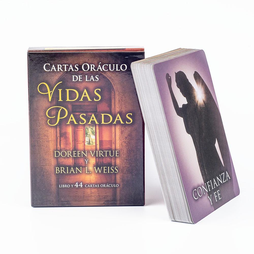 Carte Oracolo Vita Passata Un 44 Tarocchi Versione Spagnola Edizione Divinazione Mazzo per Predire la Fortuna Giochi da Tavolo 10.3*7.4cm
