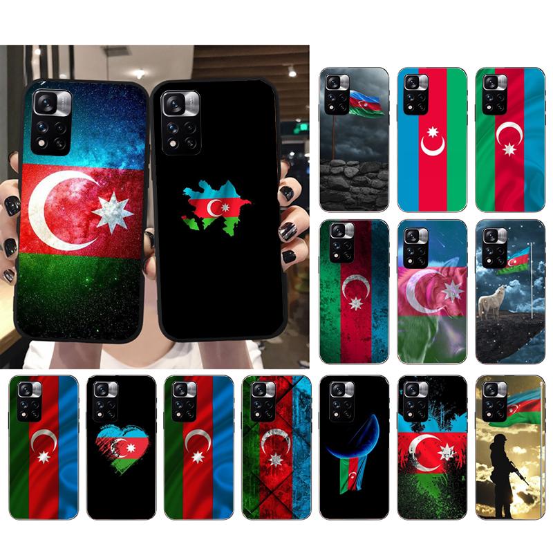 Azerbaijan Flag Phone Case for Xiaomi Redmi note 13 12S 12 Pro 11S 11 10 Pro 10S Note 12S Redmi 10 10C 9C 13C