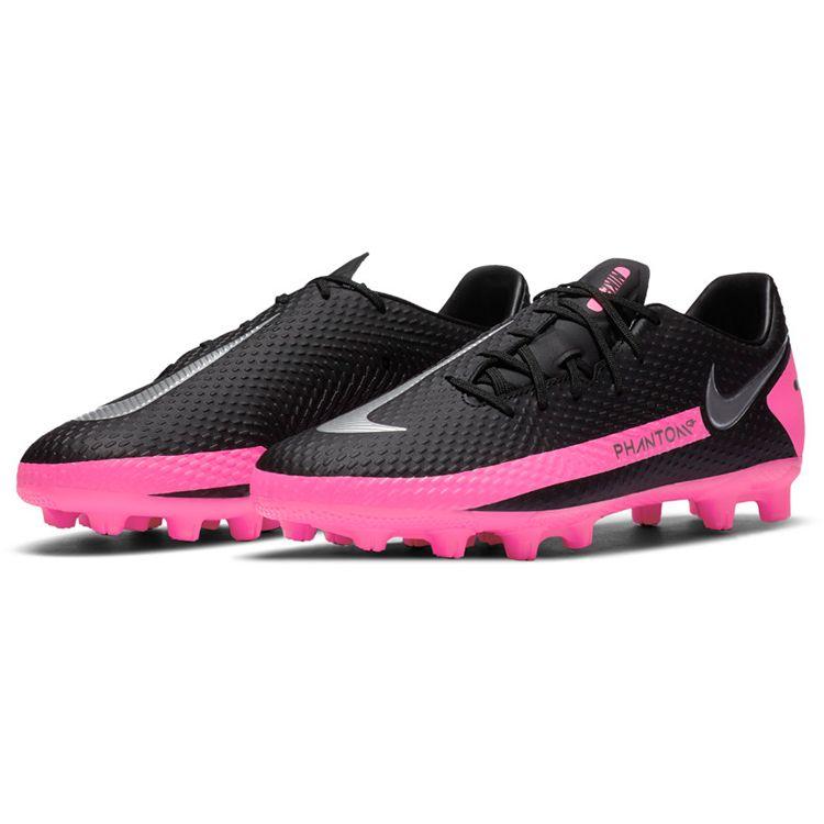 Nike Phantom GT Comfortable Versatile HG (Rubber Short Studs) Firm Ground Artificial Grass Natural Grass Non-Slip Durable Soccer Shoes CK8457-006