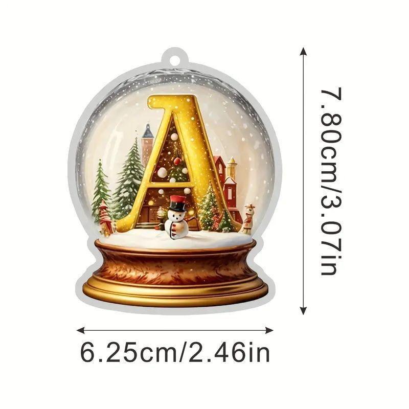 

Acrylic Eyecatching Car Charm Playful Christmas Tree Ornament For Decor Festive 1