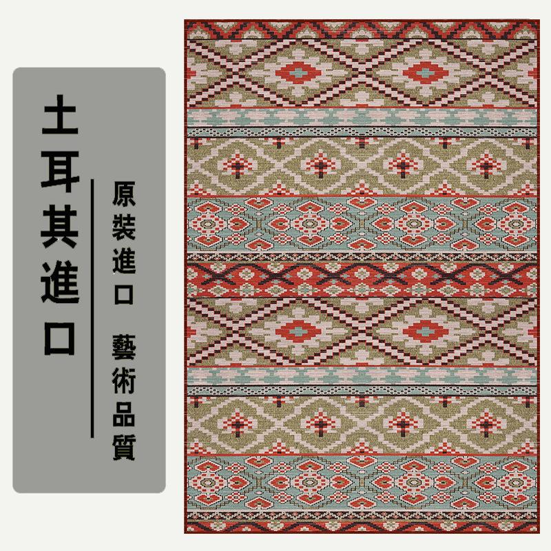Winter Home Retro Ethnic Style Moroccan Persian Carpet Thickened Living Room Bedroom Bedside Mat Turkish Carpet Full Floor