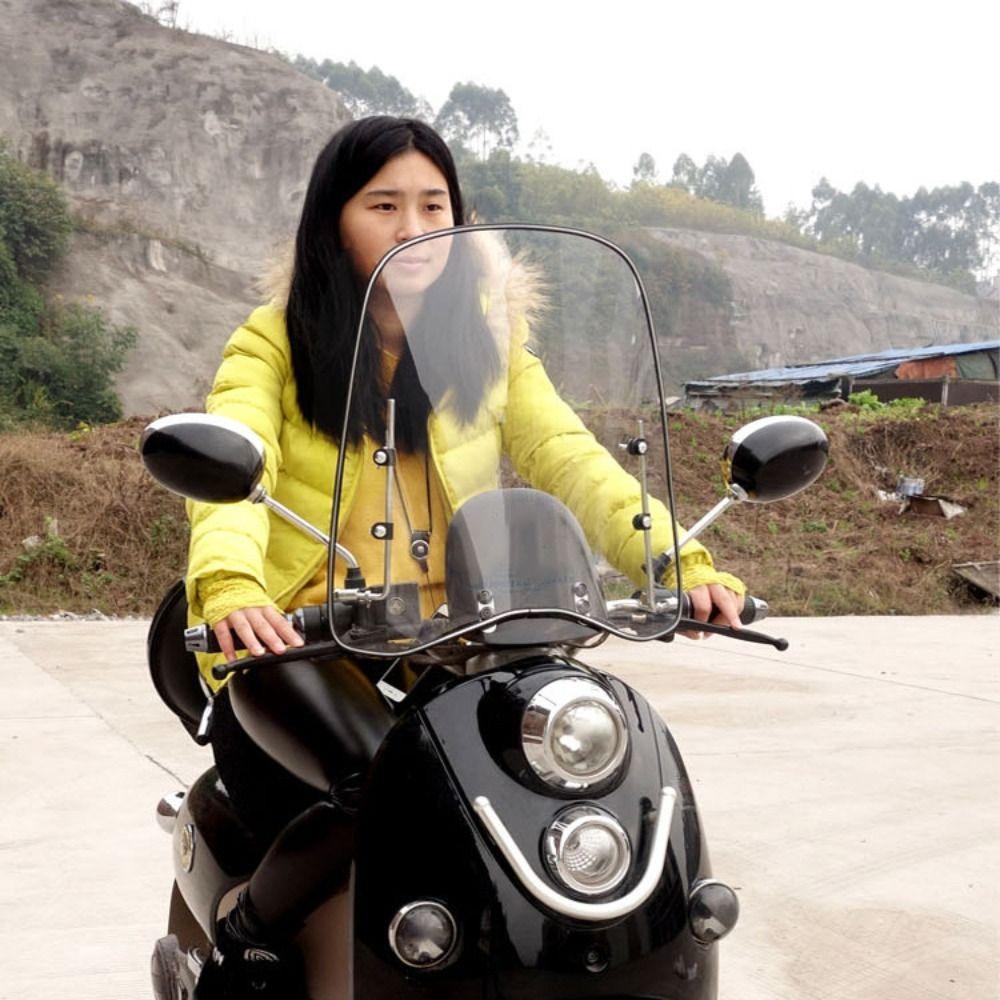 Transparent Motorcycle Windshield PC Motorcycle Wind Deflector Motocycle Extension Spoiler