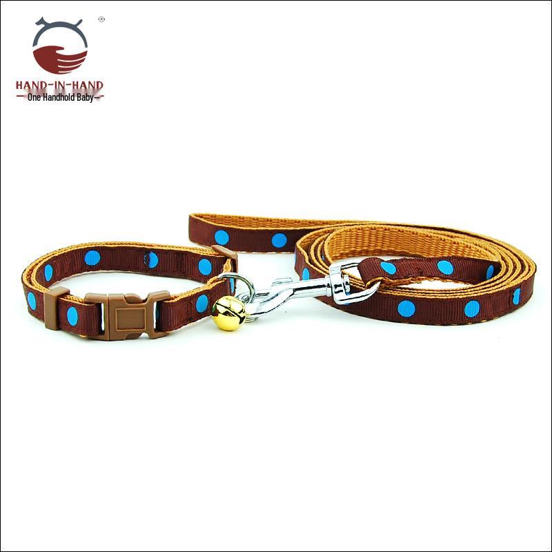 

Pet Collar & Leash with Bell for Cats and Small to Medium Dogs Small (Neck 21-32cm)