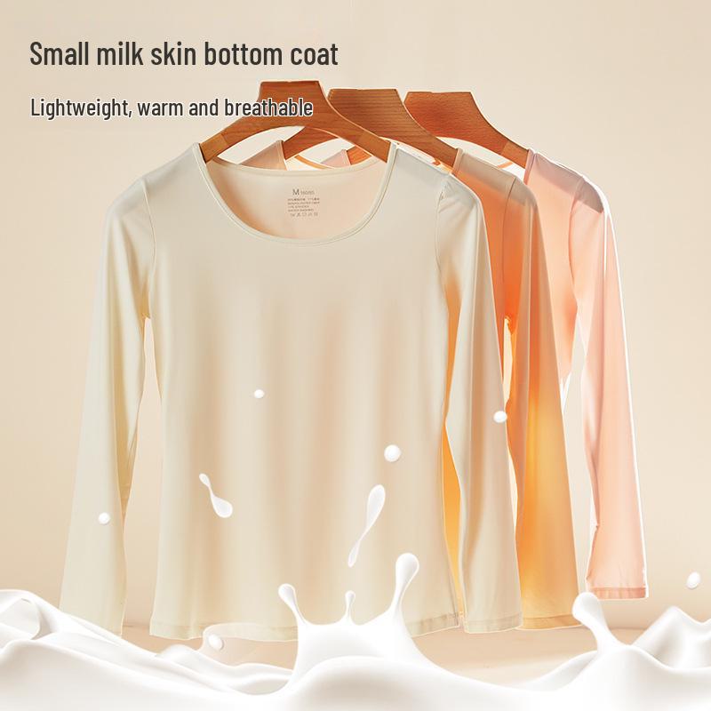 Damen Thermo Unsichtbares Hautverbesserndes Kleidung Set - Hoch Elastisches Oberteil & Unterteil für Herbst/Winter