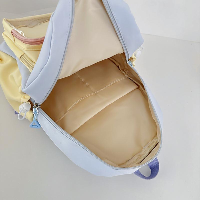 New Backpack, High Value for Primary and Secondary School Students, Cute Schoolbag for Junior High School Students, Large Capacity Casual Simple