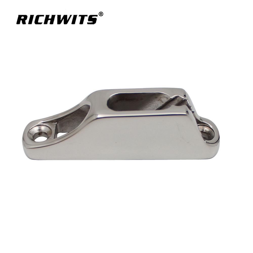RICHWITS Marine 316 Stainless Steel Rope Cleat & Sailboat Speed Limiter