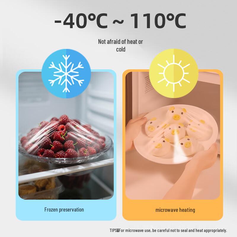 KUMBAZZ Antibacterial Disposable Food Covers Set