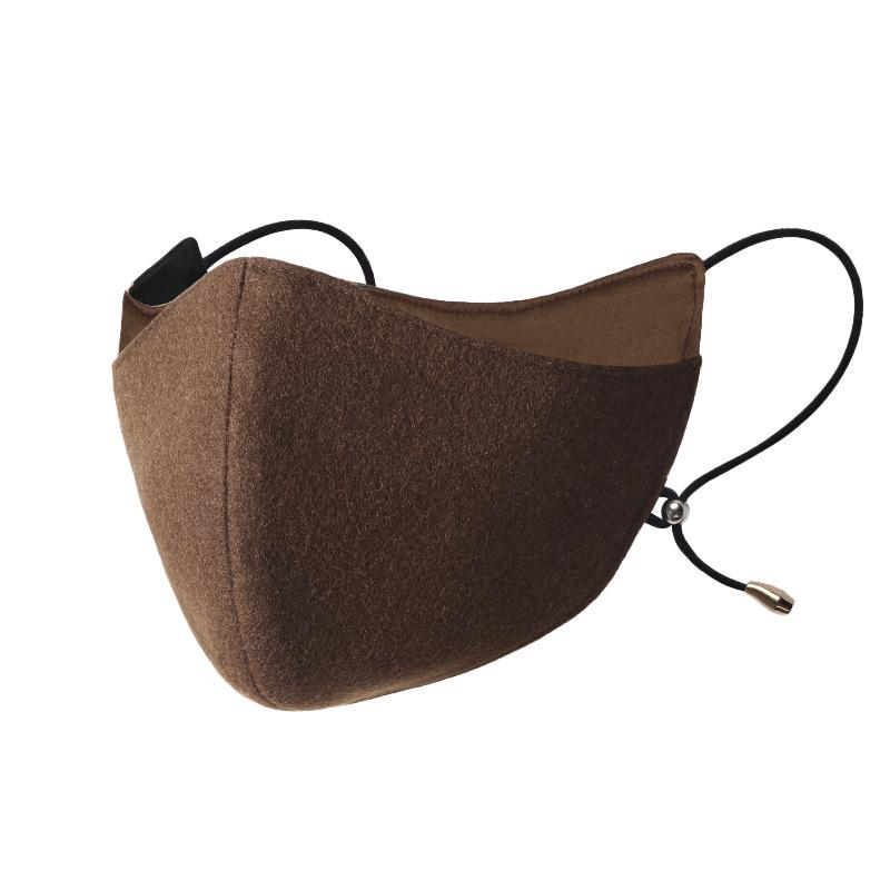 Thickened Winter Cashmere Silk Mask: Fleece-Lined, Windproof, Cold-Proof, Mulberry Silk for Eye Corner Protection