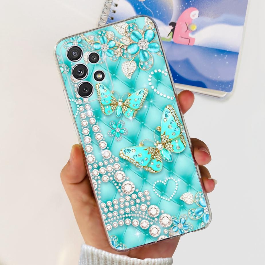 For Samsung Galaxy A32 4G Case Sm-A325F Soft Silicone Stylish Painted Cover Case For Samsung A32 A 32 5G A326B Back Cover Bumper