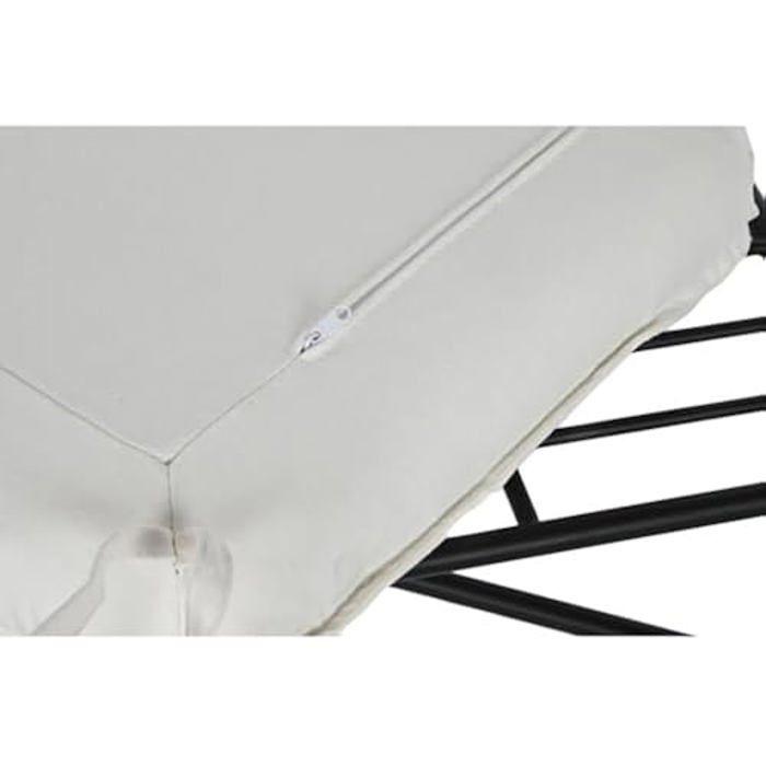 Repose-Pieds - HOME ESPRIT - Urbain - Métal - Blanc - 76 x 33 x 49,5 cm