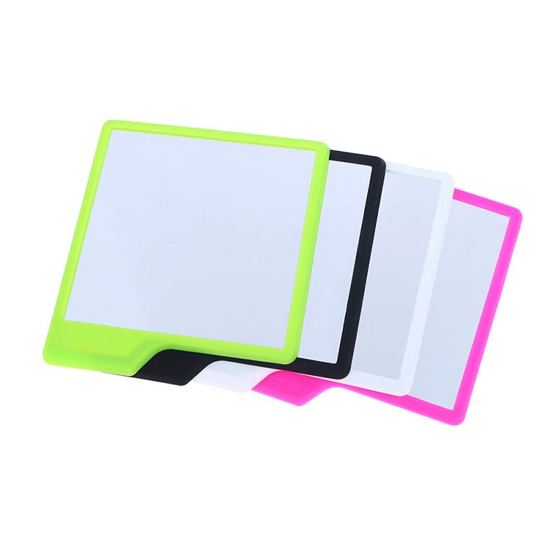 Fashion Silicone Mirror Self Grips Mirror Shatterproof Shaving Makeup Shower Silicone Travel Washroom