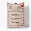 Letter Gifts Digitalprinted Polyester Bedroom Velvet Flannel Soft Sofa Cover Blanket Fleece Soft Sofa Cover Blankets for Beds