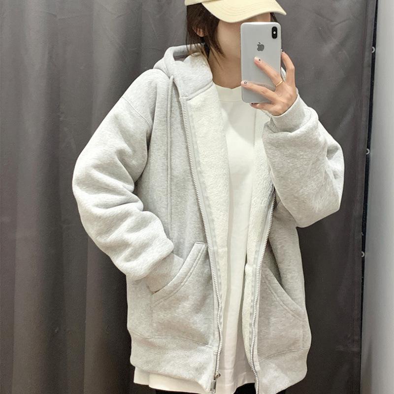 Women's Thick Velvet Padded Cotton Coat with Lamb Wool Lining - New 2024 Winter Style