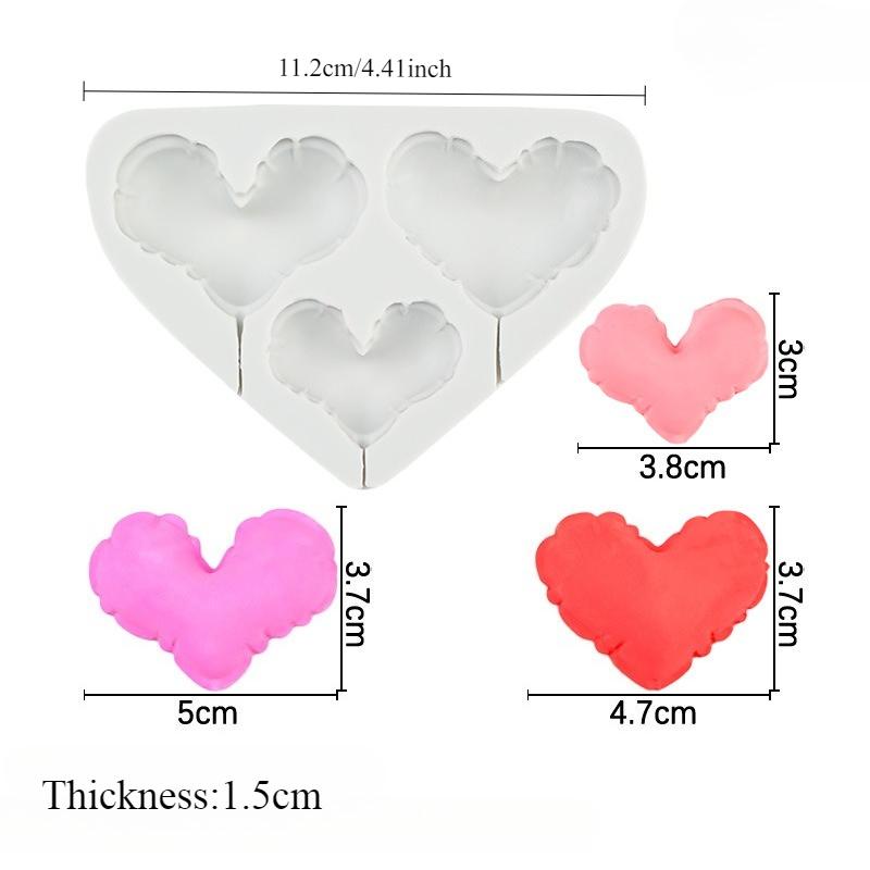 Number Lollipop Silicone Sugarcraft Mold Heart Star Cloud Fondant Chocolate Molds Resin Tools Mousses Cupcake Decorating Tools