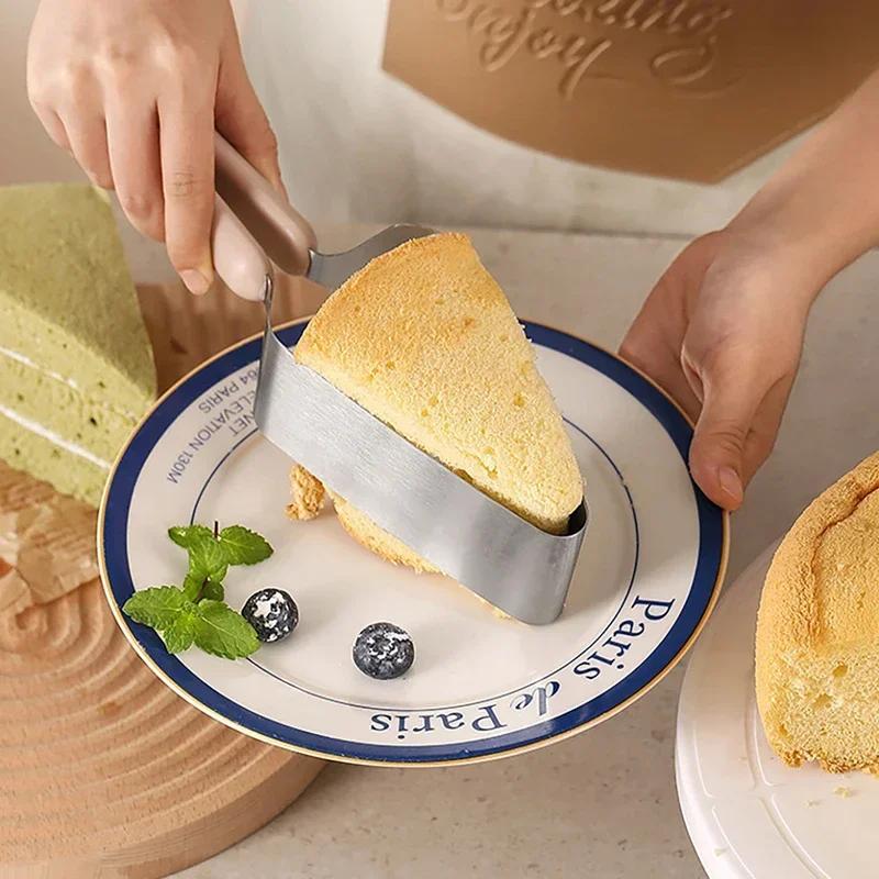Cake Slicer Cutter Triangular Separator Adjustable Stainless Steel Device Mold Cake Clip DIY Decorating Bakeware Kitchen Bakery