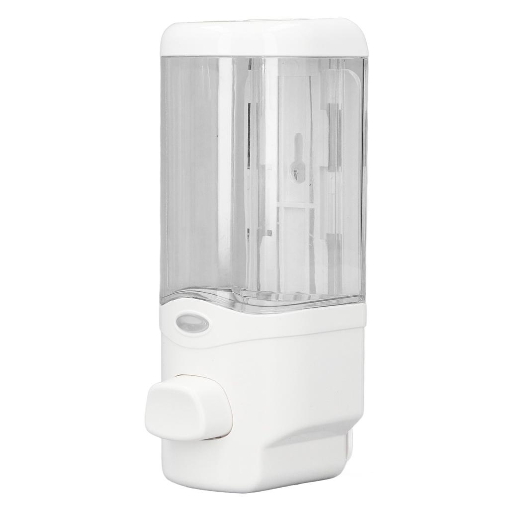 Manual Soap Dispenser Transparent Leakage Proof Wall Mounted Hand Soap Dispenser for Bathroom