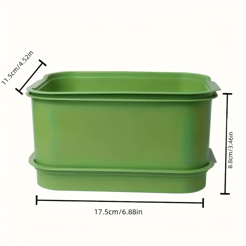 

1set Bean Sprouts Seed Germination Tray Stacked Structure Seedling Pot Durable Hydroponics Seedling Tray Gardening Accessories