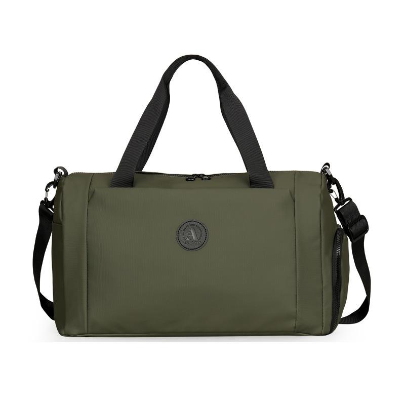 Large capacity travel bag can be set with tie rod independent shoe space multi-functional luggage training fitness yoga boarding bag