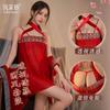Antique Classic Belly Pocket Chiffon Perspective Pure Desire Temptation Sexy Underwear Sexy Pajamas Retro