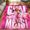 Ziel Messi: Triumph Rosa Teppich Fußmatte Druck Schutzpolster Kunst Badezimmerteppich