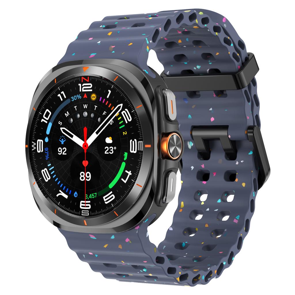 Silicone Breathable Strap For Samsung Galaxy Watch Ultra 47mm Marine Wristband Bracelet Galaxy Watch Ultra(2025) 47mm  Watchband