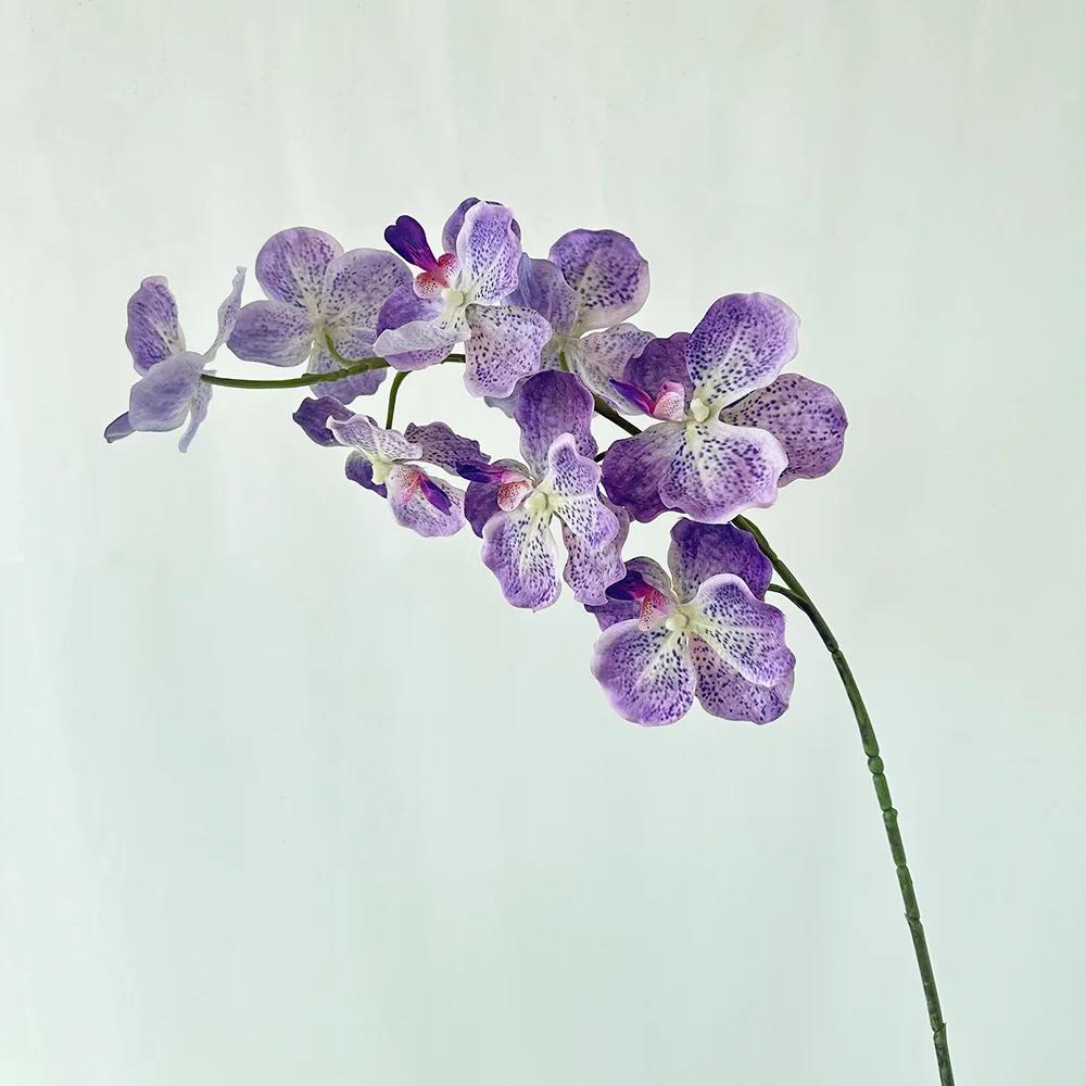 4Pcs Artificial 9Heads Phalaenopsis Silk Flower for Home Decoration Fake Flowers Butterfly Orchid Party Wedding Floral Ornaments