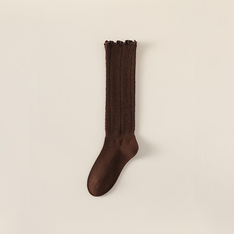 

Женские весенне-осенние ретро носки из хлопка, показывающие стройность ног 1 pair