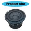 3inch Rubber Round Subwoofer Sound Speaker 6Ohm/8Ohm Low Frequency Speaker Super Bass Loudspeaker Replacement