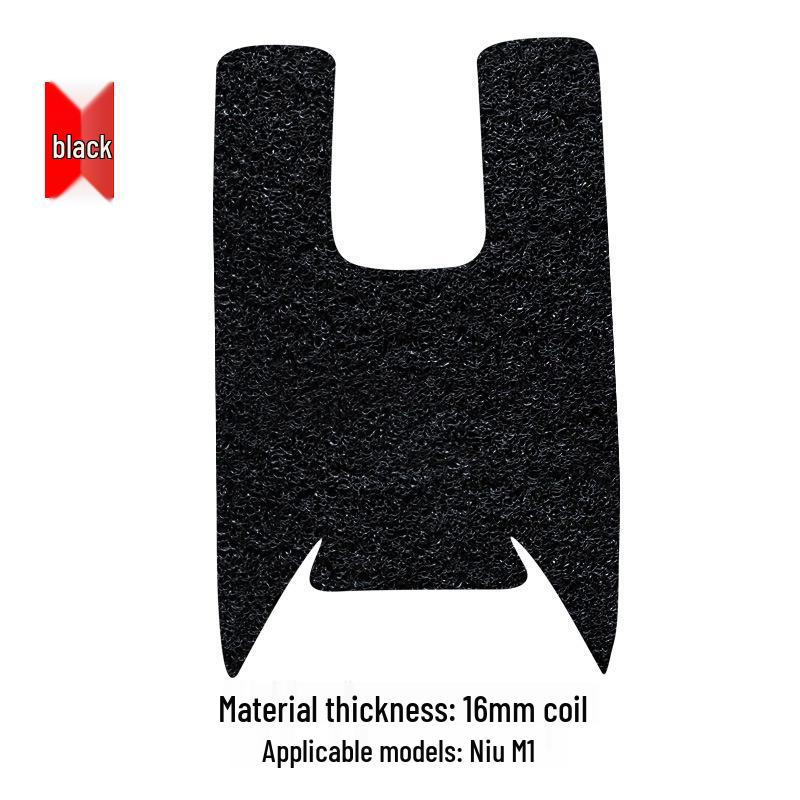 Waterproof, Wear-Resistant Silk Ring Foot Mat for Niu M1 Electric Vehicle