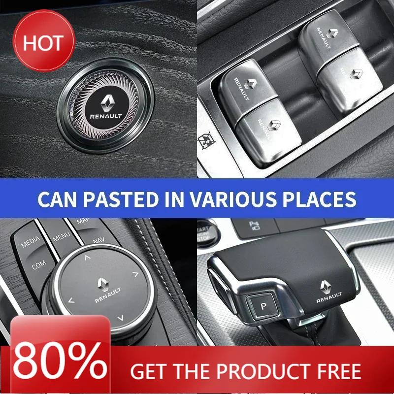 2026 Horké Pro Renault Kryty Kol 1/2/5/10 KS Dekorace Interiéru Auta Samolepky Odznaky Auto Styling Pro Renault RS Fluence Laguna Sce