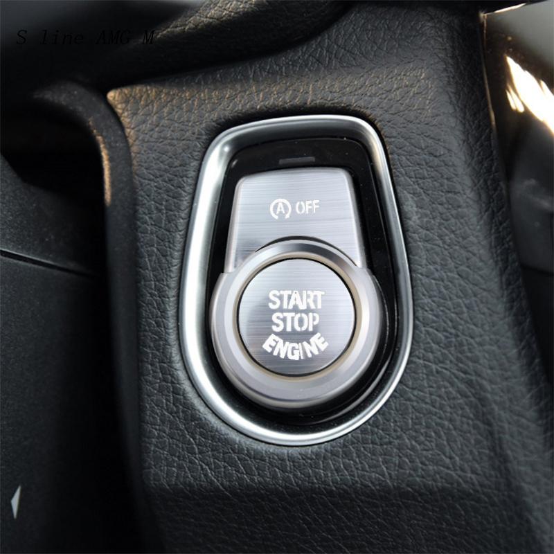 Car Styling Engine START Button Replace Cover STOP Switch Accessories Key Decor For BMW 1 2 3 4 Series Gt F20 F21 F30 F34 X1 F48