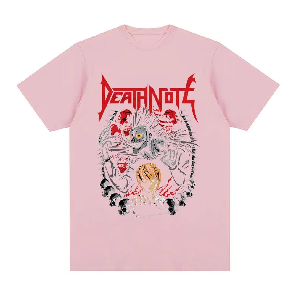 Anime Death Note Ryuk Yagami Light T Shirt Unisex Unisex Clothing Pure Cotton Tshirt Fashion Vintage Short Sleeve Tshirts
