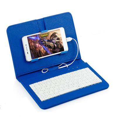 Pouzdro General Wired Keyboard Flip Holster pro mobilní telefon Andriod 4.8-6.0