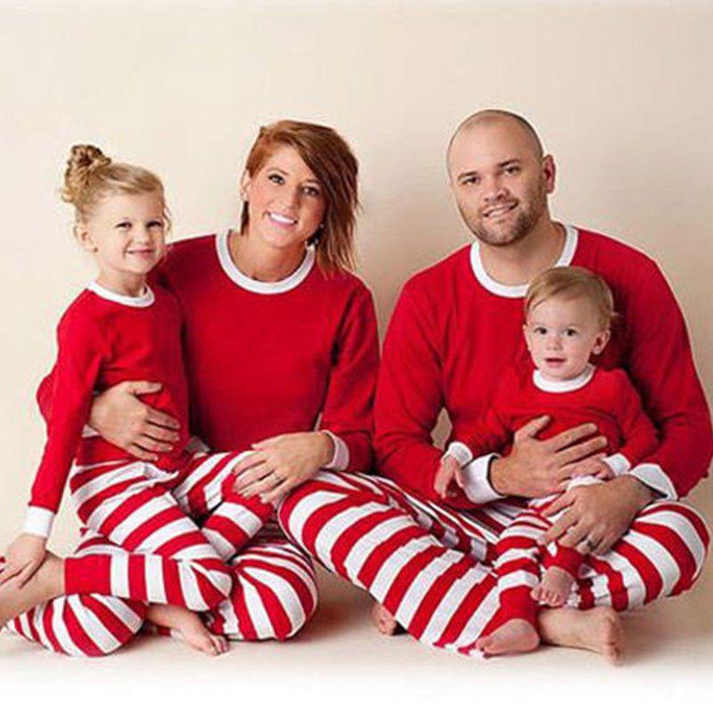 Christmas Family Matching Cotton Blend Pajamas Set