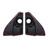 2 pièces Garniture de Cadre de Haut-parleur de Pilier de Voiture Couleur Fibre de Carbone Motif Bambou pour Toyota Hilux Revo Conquest 2015-2021 Toyota Fortuner